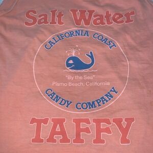 Vintage Tank Top T-Shirt Mens L Pismo Beach California 90s Taffy Candy Company